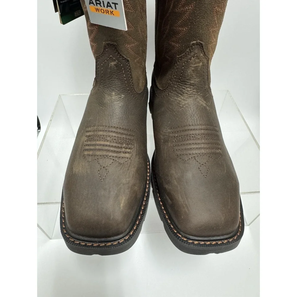 NEW! Ariat Groundbreaker H20 Steel Toe 10024992 Cowboy Work Boot Men's Size 7